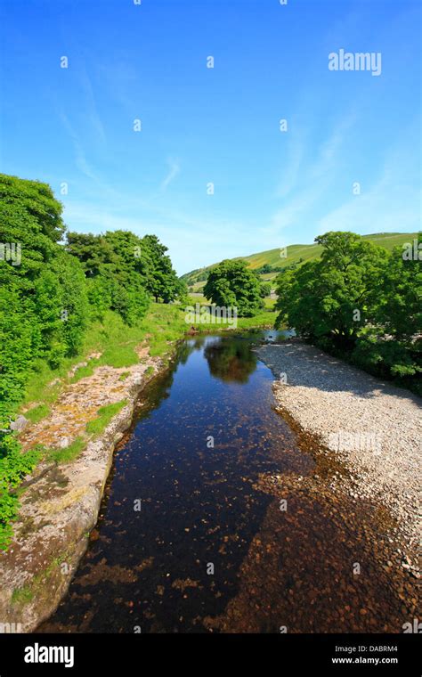 The River Wharfe In Kettlewell Wharfedale North Yorkshire Yorkshire
