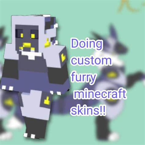 Furry Minecraft Skin Commissions Read Description Etsy