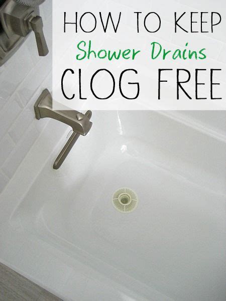 If hair was the only problem in a clogged drain, you could use an alkali to destroy the hair. How to Keep Shower Drains Clog Free (Involving Home ...