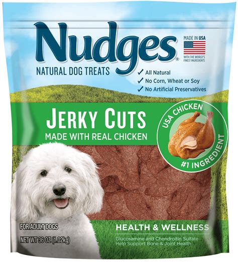 Nudges Health And Wellness Chicken Jerky Dog Treats 36 Oz