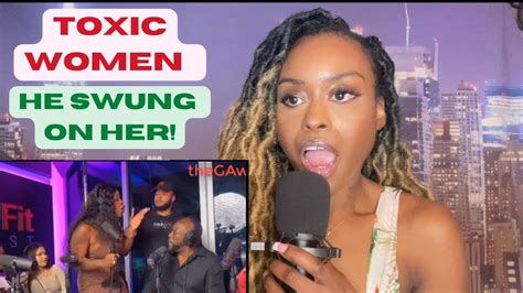 Rachet Woman Fights Aggressive Black Man Freshandfit Video Reaction Youtube