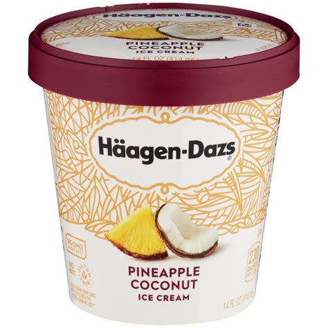 Haagen Dazs Pineapple Coconut Ice Cream Shop Ice Cream And Treats At H