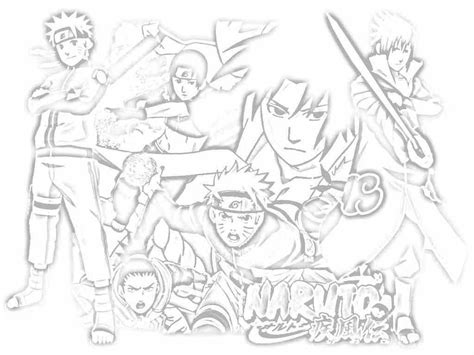 Naruto Shippuuden Coloring Pages Coloring Home