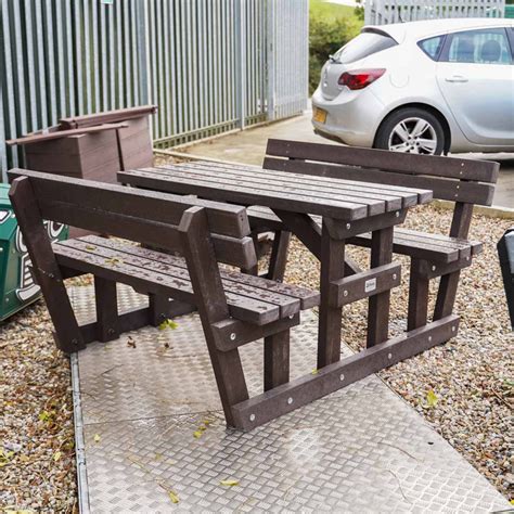 Torr Picnic Table With Back The Plastic Company