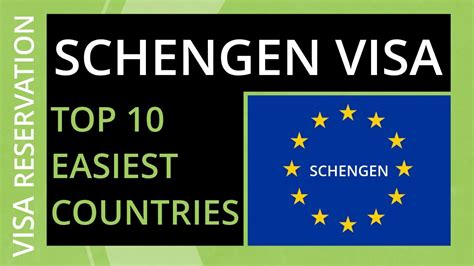 Schengen Visa Top 10 Easiest Schengen Countries To Apply Youtube