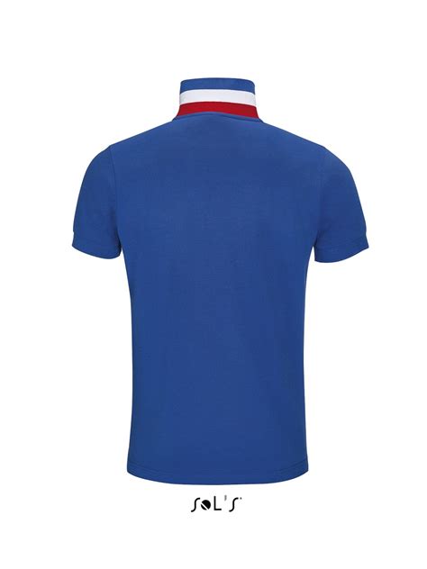 Polo fonctionnel sportif pour le sport et les loisirs. polo homme manches courtes motif couleurs drapeau pays sur ...