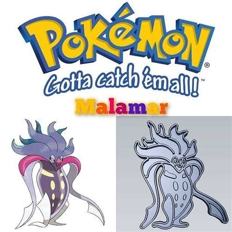 Amazing Pokemon Malamar Cookie Cutter Stamp Cake Decorating 3d Model Animated Cgtrader
