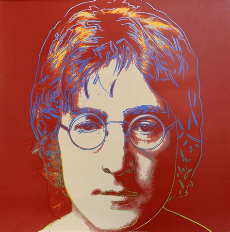John Lennon 1986 By Andy Warhol Edward Kurstak Art Gallery