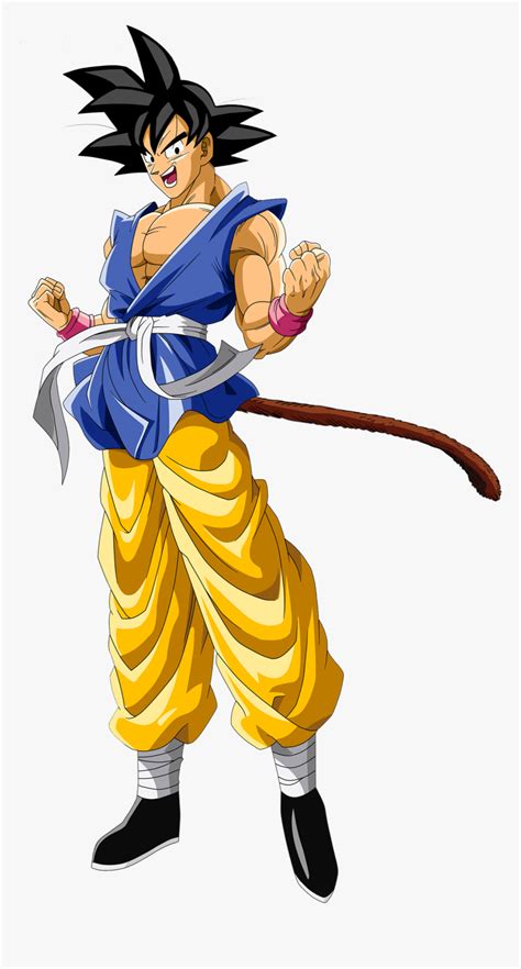 This vector was taken from a flyer announcing the dragon ball japanese dvd (dragon box). Goku Clipart Full Body - Dragon Ball Gt Goku Adult, HD Png ...