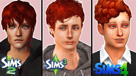 Create The Same Sim In Sims 2 3 And 4 Male Version With Cc Youtube