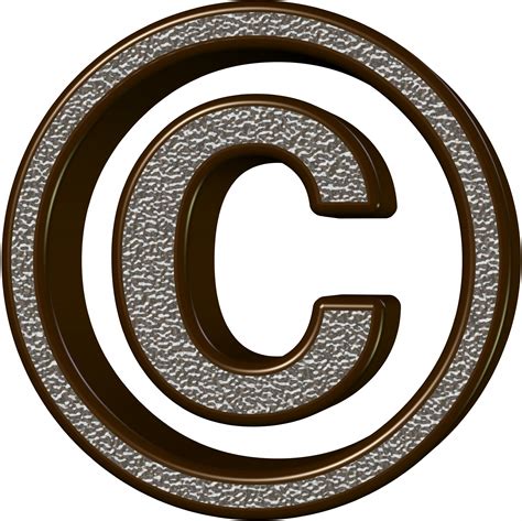 Chrome Copyright Symbol Free Stock Photo - Public Domain Pictures