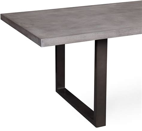 Edna Concrete Rectangular Dining Table From Tov Coleman Furniture