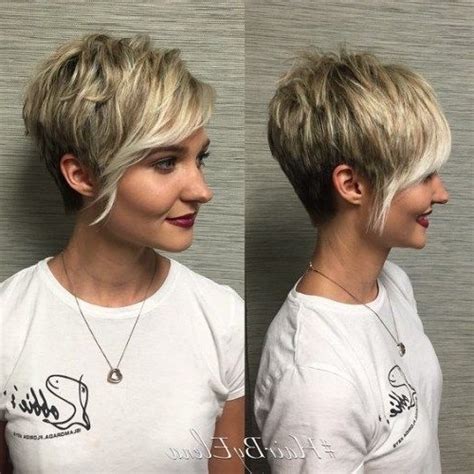 Bangs cut chaotically with jagged edges create fun texture and nice volume. 15 Best of Choppy Pixie Haircuts With Side Bangs