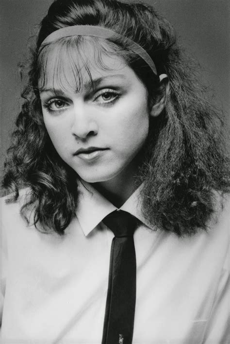 An Unknown Called Madonna Fascinating Black And White Photoshoots Of