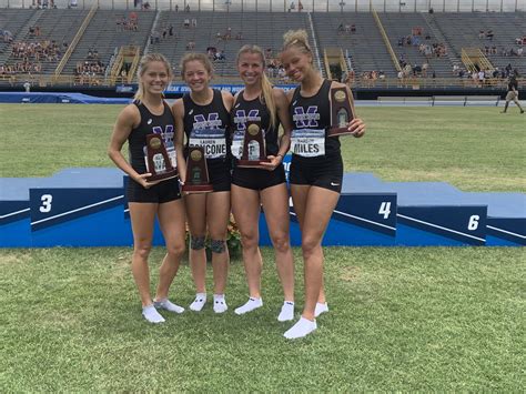 Mount Union Womens Relay Teams Take All American Honors At Ncaa