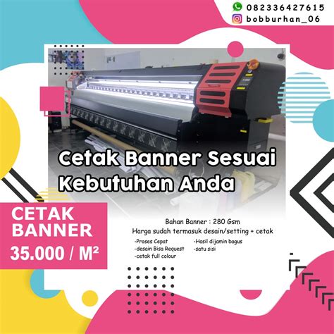 Jual Custom Free Design Cetak Banner Spanduk Backdrop Background Baliho Flexi Gsm Indonesia