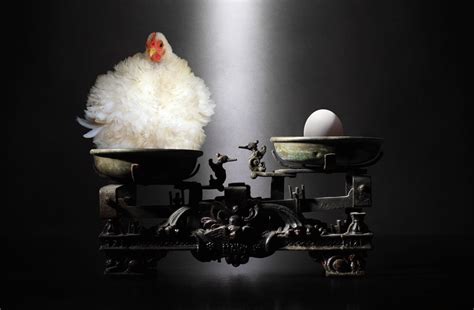 Das Huhn Oder Das Ei Victoria Glinka Als Kunstdruck Oder Gemälde