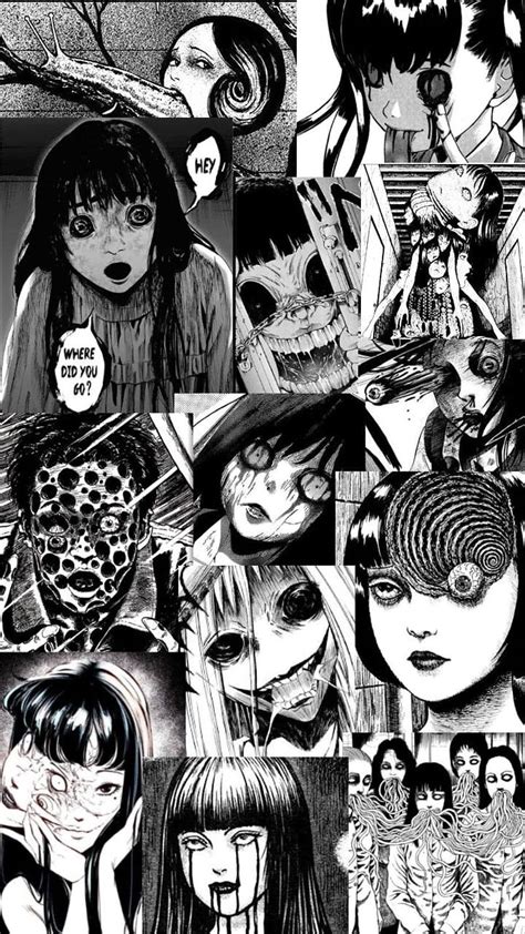 Junji Ito Horror Anime Artwork Goth Japanese Horror Cartoon Horror Hd Phone Wallpaper