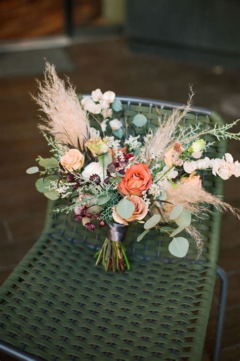 Earthy Wedding Colors Bridal Bouquet Earthy Wedding Colors Early