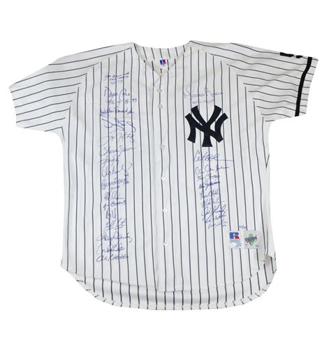 Lot Detail 1999 New York Yankees World Series Team Signed Jersey26