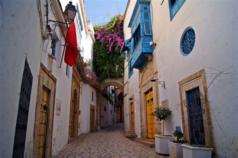 Tunisie Côté Mer Rue Dar El Jeld Médina De Tunis Rue Home And