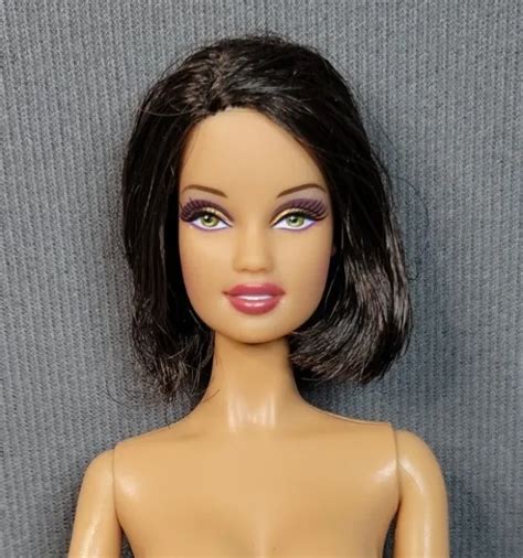 Barbie Basics Model Muse Nude Teresa Face Brunette Bob Hair Nm Nude