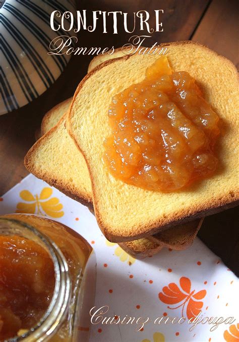 Confiture de pommes façon tatin facile Recette