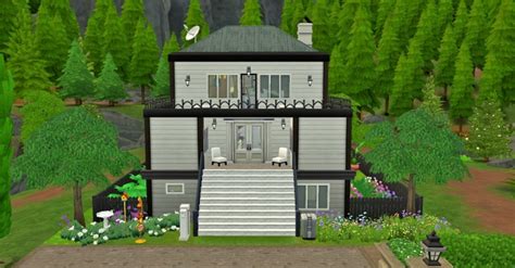 Two Story Home With Basement By Heikeg At Mod The Sims