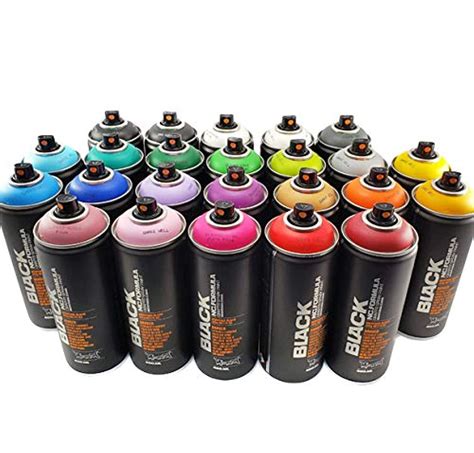 Buy Montana Black400ml Complete Artist Set Of 24 Aerosol Spray Paint