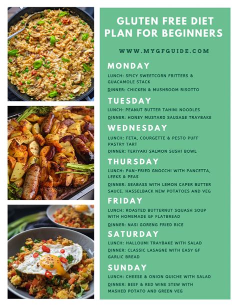 Gluten Free Meal Plans Weeks Of Recipes My Gluten Free Guide