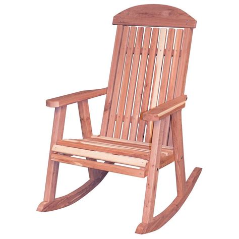 Amerihome Amish Made Unfinished Patio Rocking Chair 801736 The Home Depot