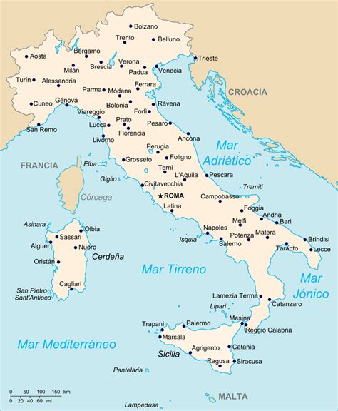 Mapa De Italia Mapa De Italia Mapa De Roma Viajar A Italia