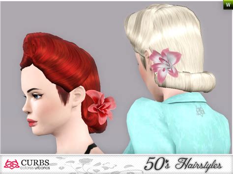 The Sims Resource Curbs 50s Hairstyles03v2