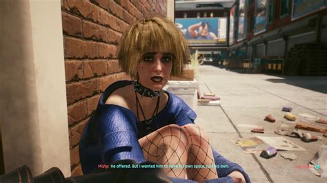 Cyberpunk 2077 Ps4 Talking With Misty About Jackie Youtube