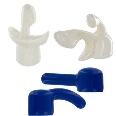 Wand Attachments Kit For Hitachi Magic Wand Massager 4 Pieces For Men And Women G Spot Trigasm