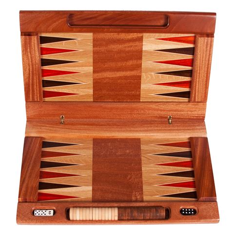 Solid Exotic Hardwood Backgammon Board Etsy