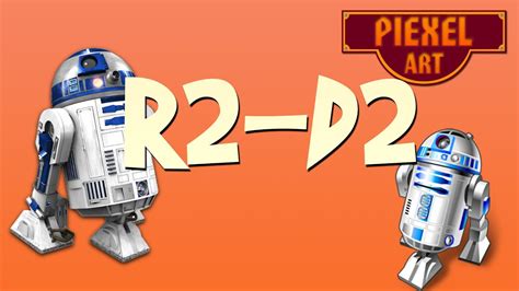 Minecraft Pixel Art R2 D2 Youtube