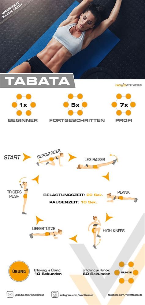 4 Minuten Tabata Workout 4 Minuten Training Workout Fitness Workouts