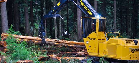 D Logger Shovel Logging Forest Millyard Tigercat Equipment