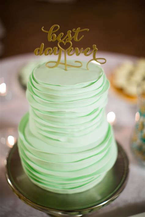 Mint And Gold Wedding Belle The Magazine
