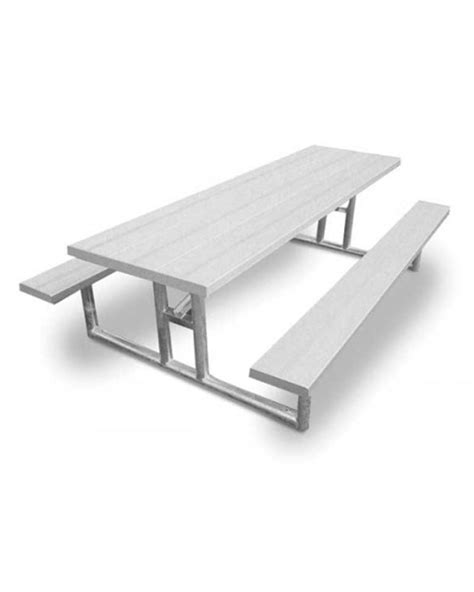 Free shipping nationwide · 100% solid redwood ADA Compliant Aluminum Picnic Table with Galvanized Steel ...