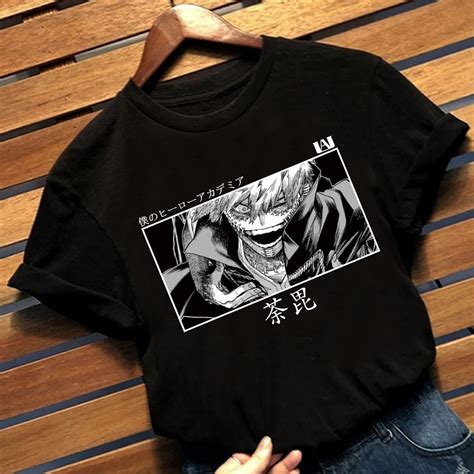 Anime My Hero Academia Eyes T Shirt Men Funny Tops Graphic Tees Harajuku Unisex Anime Dabi T