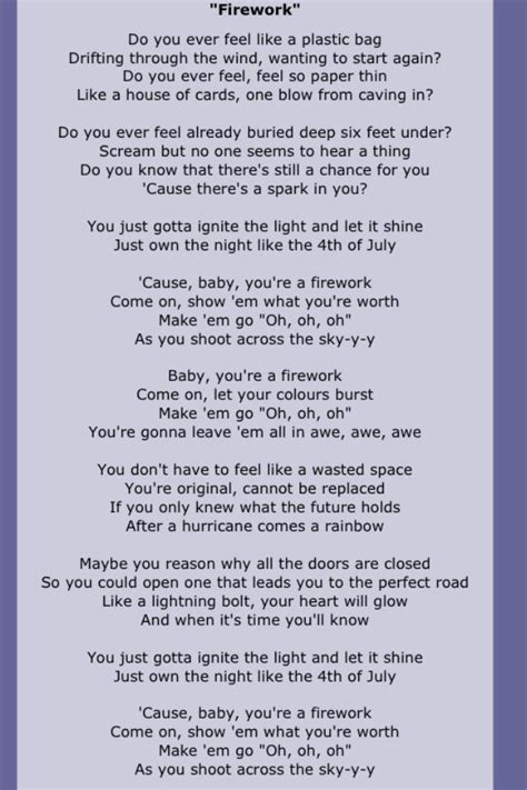 Rewind to play the song again. Katy Perry | Music quotes lyrics, Great song lyrics, Pop ...