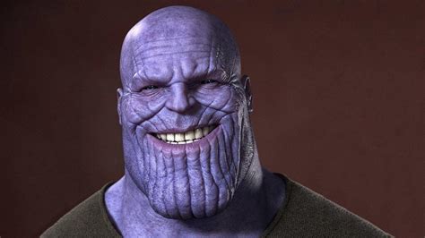 Thanos Smile Blank Template Imgflip