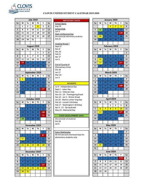 Colorado Springs District 11 Calendar