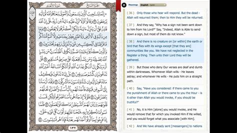 Surat Al An Am The Noble Qur An English Translation Hd