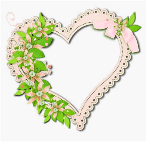 Mq Pink Heart Hearts Frame Frames Border Borders Clipart Frame Heart