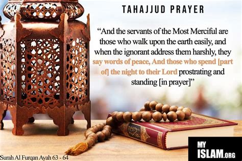Perfecting The Tahajjud Prayer Night Prayer My Islam