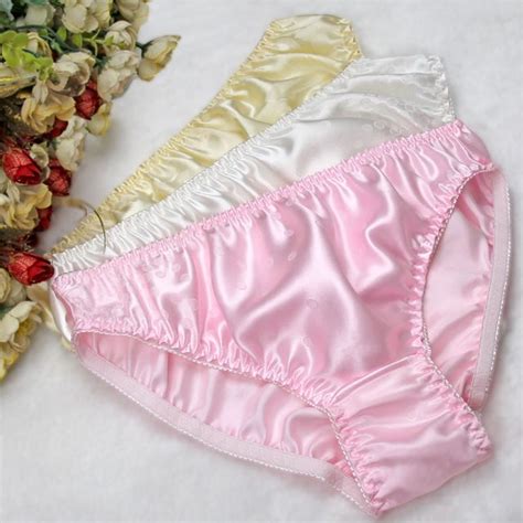 100 Mulberry Silk Women Double Faced Silk Panties Sexy Pure Silk Seamless Briefs L Xl Xxl Free