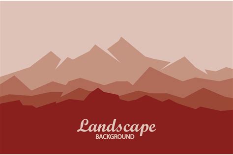 Mountain Hills Landscape Background Graphic By Kosunar185 · Creative